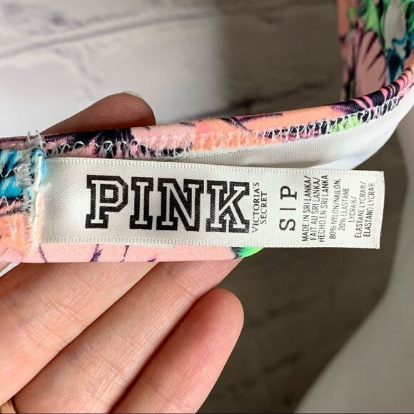 PINK VICTORIA’S SECRET Floral bikini top - Picture 5 of 6